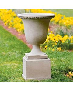 Wburg Egg & Dart Urn Pedestal