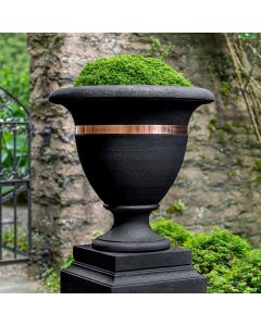 Classic Copper Banded Urn Large
