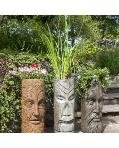 Polynesian Tiki Mask- Pot Hold