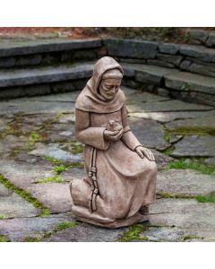 Kneeling St Francis with Bird 