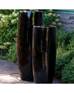 Sabine Tall Planter - Flint