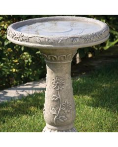 Wild Flower Bird Bath