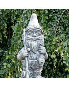 "Angler" Garden Gnome