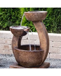 Zen Two-Bowl Fountain, 1 pc