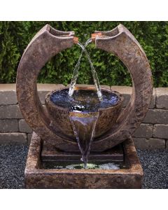 Crescent Two-Spill Fountain
