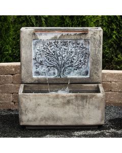 Grand Oak Wall Fountain, 2 pc