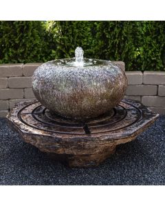 Low Organic Bowl Fountain, 2pc