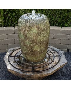 Tall Organic Urn Fountain, 2pc