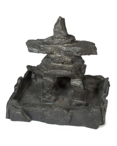 Stone Inuksuk Fountain
