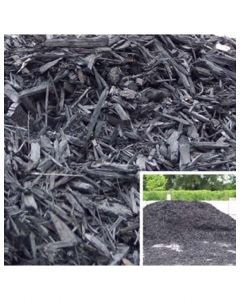 Black Wood Mulch Bag