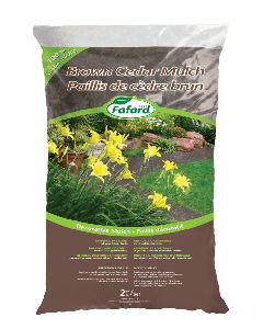 Brown Cedar Mulch 2 cu.ft.