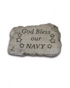 10" Stone-God Bless Navy