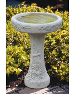 One Piece Hummingbird Birdbath