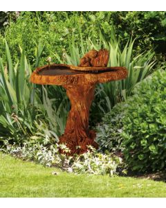 Squirrel Birdbath